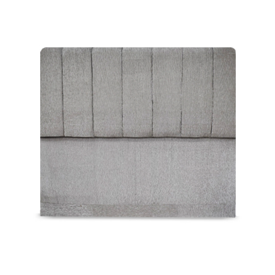 Producto Respaldo Bastón Chenille | Gris (160cm)