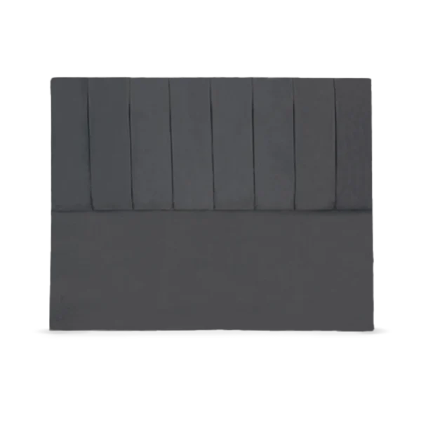 Respaldo Bastón | Pana Gris 150cm