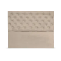Respaldo Capitone Chenille Beige 140cm