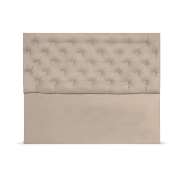 Respaldo Capitoné | Chenille Beige 180cm