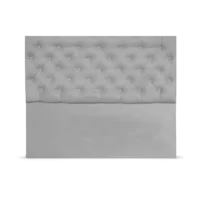 Respaldo Capitoné | Chenille Gris 180cm
