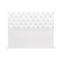 Respaldo Capitoné | Ecocuero Blanco 180cm