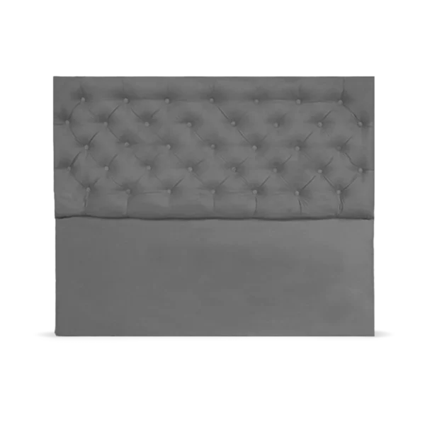 Respaldo Capitoné | Pana Gris 180cm