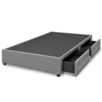 Cama cajon 150x190 gris Cama Cajón | Gris 150x190